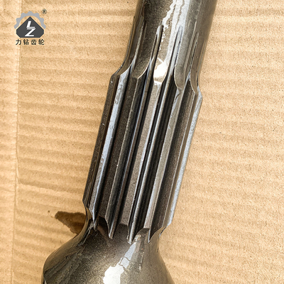 PC200-6 6D102 खुदाई गियर पिनियन दस्ता फोर्जिंग 14 * 18H205